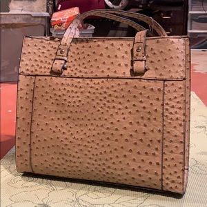 Merona Speckled Beige Hand Bag